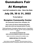 June 14, 2022 – The Gunmakers Fair at Kempton is around the corner!