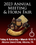 Date Set for 2023 Horn Fair and HCH Annual Meeting (March 10&11, 2023 in Altoona, PA)