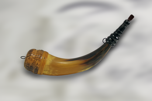 An Early Philadelphia style screw tip horn, crafted by Ron Hess